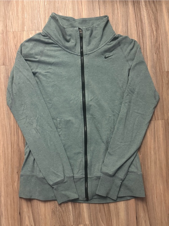 Nike Tops - Nike Light Olive Green Full-Zip Hoodie